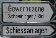 gewerbezone, schiessanlage